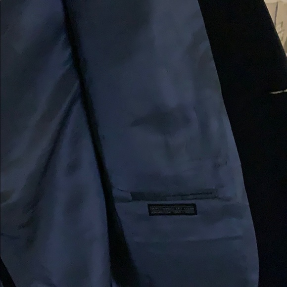 Stanford navy blue blazer with gold buttons 41R - Picture 4 of 6